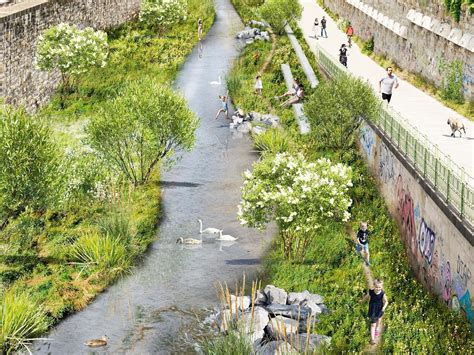 Wienfluss Wiener Grüne fordern Renaturierung VIENNA AT