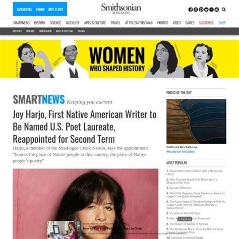 Resources Joy Harjo Becomes First Native American Writer To Be Named