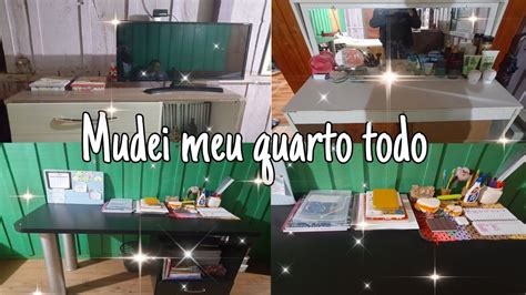 Faxina No Meu Quarto Mudei Ele Todo De Lugar YouTube