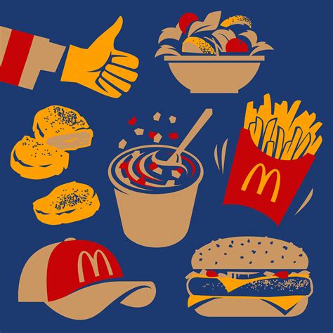 Mcdonalds Packaging Paul Oakley Illustration