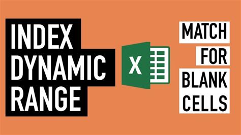 Excel Index Dynamic Range to find First Empty Cell - Xelplus - Leila ...