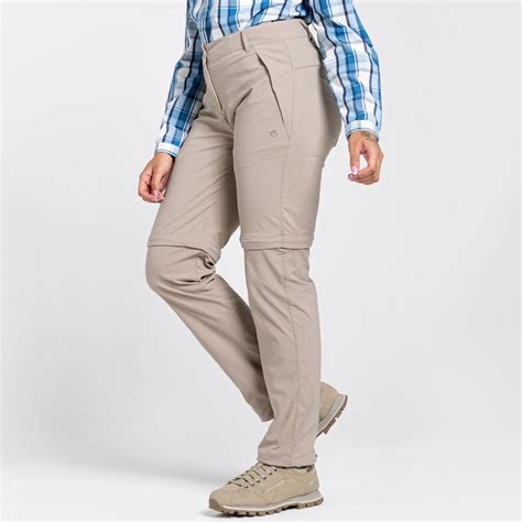 Craghoppers Nosilife Pro II Zip Off Hose Damen Beige TropenFit De