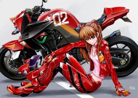 Sexy Anime Girls And Motorbikes Animoe