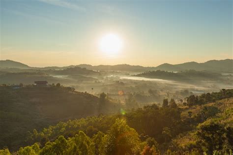 Premium Photo | Mist-covered mountains