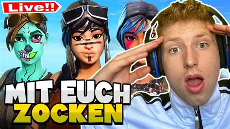 Mit Euch Zocken Custome Games Abo Zocken Fortnite Deutsch Live