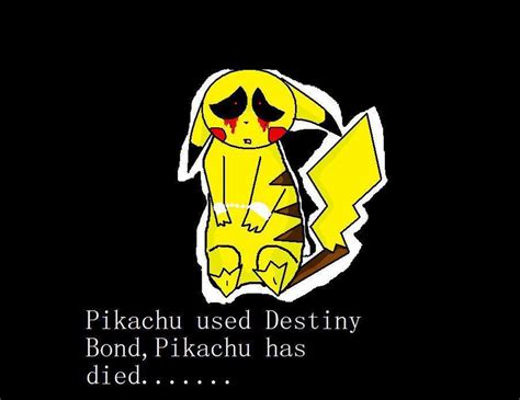 Pikachu destiny bond by flightfootwarrior on DeviantArt