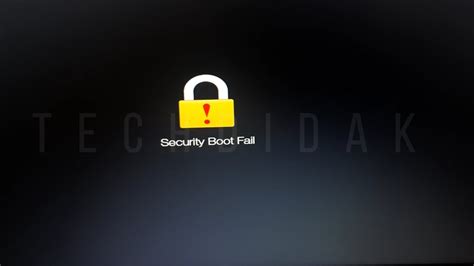 Cara Mengatasi Secure Boot Fail Di Laptop Atau Pc Youtube