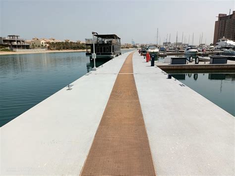 Deck Coating Of Pontoons Palm Jumierah Marinas East And West Uae