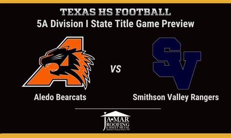 5ADI State Title Game Preview: Aledo vs. Smithson Valley