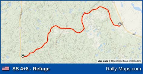 Karte Wp 48 Refuge 🌍 Ojibwe Forests Rally 2021 Ara Rallyekartede