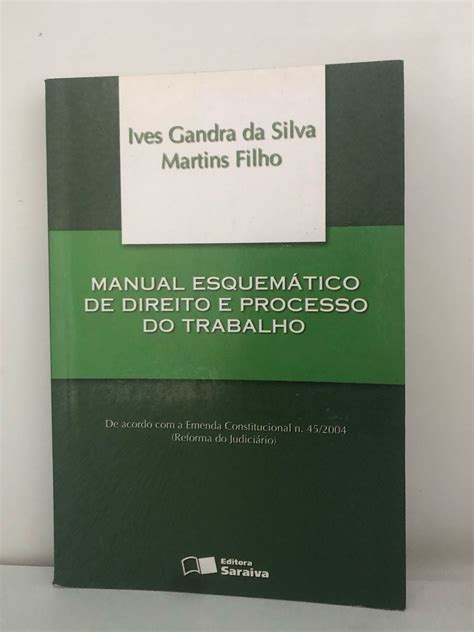 Livro Manual Esquemático de Direito e Processo do Trabalho Livro