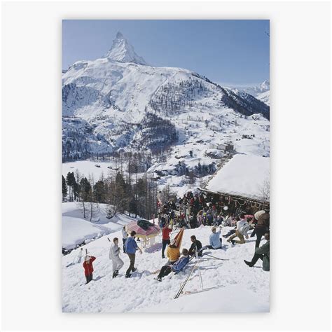 Zermatt Skiing - Slim Aarons Print