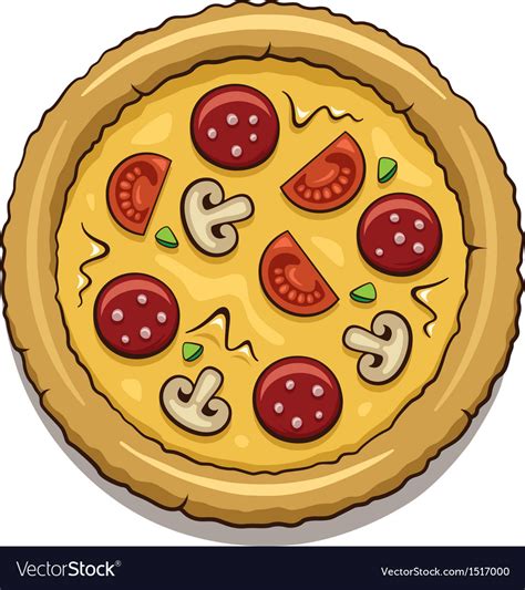 Pizza Royalty Free Vector Image VectorStock