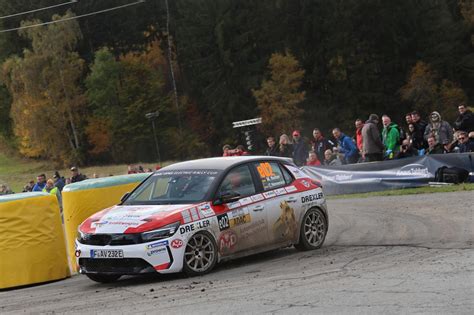 Adac Opel Electric Rally Cup Calle Carlberg Vince La Stagione Foto