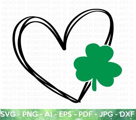 Calligraphy Craft Supplies And Tools Shamrock Svg Digital Cut File Love