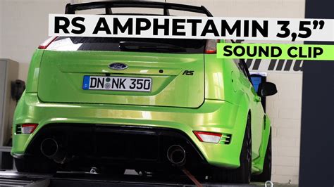 Ford Focus RS Mk2 5 Zylinder Pur 3 5 AMPhetamin Sound Clip YouTube