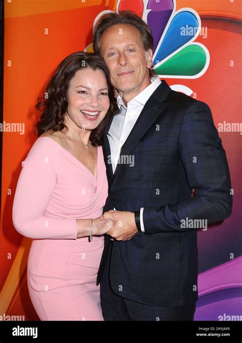 Fran Drescher And Steven Weber Attending The Nbc Upfront Held At