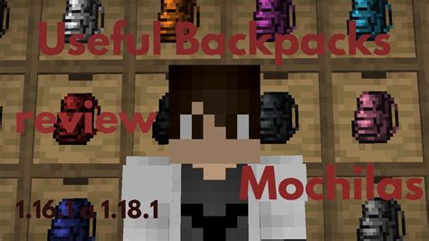 REVIEW Useful Backpacks Mod De Mochilas Para Minecraft Java YouTube