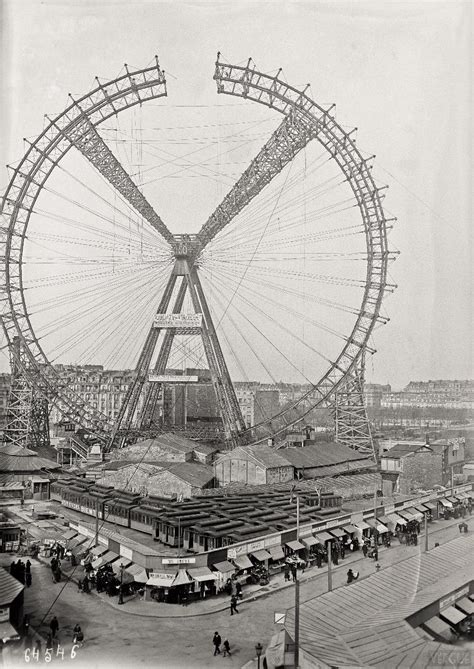 Grande Roue De Paris Paris 15 Th 1900 Structurae