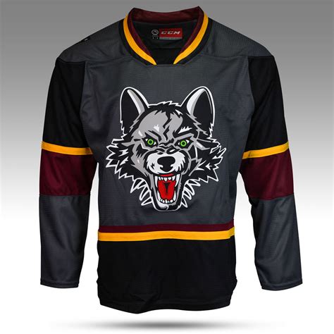 Ccm Replica Quicklite Storm Alternate Jersey Chicago Wolves Store