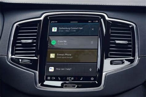 What Is Volvo With Google Built In Infotainment Volvo Cars Waterloo