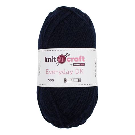 Knitcraft Navy Everyday Dk Yarn 50g Hobbycraft