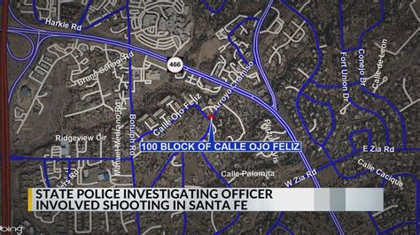 State Police Investigating Police Shooting In Santa Fe Krqe News 13