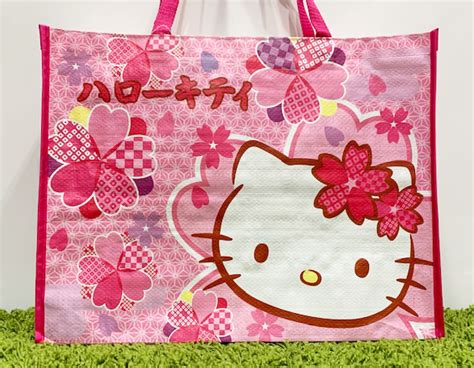 【震撼精品百貨】凱蒂貓hello Kitty~日本sanrio三麗鷗 Kitty 購物袋環保袋 櫻花31312 購物袋