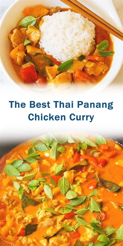 The Best Thai Panang Chicken Curry 3 SECONDS