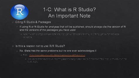 Introduction To R Studio Basic Features Rudimentary Data