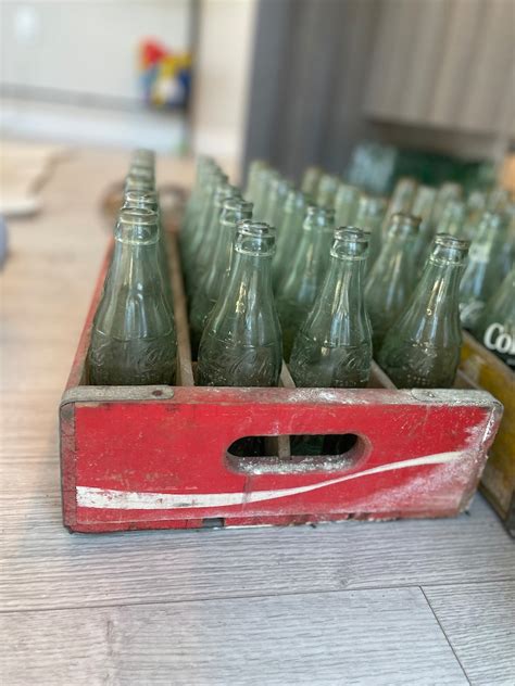 Case of Vintage Coca-cola Bottles - Etsy