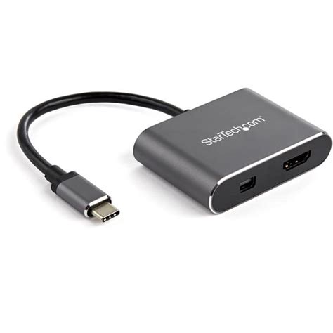 Usb C Mini Displayporthdmi変換アダプタ 4k60hz対応 Usb Type C接続hdmimini Dp 2