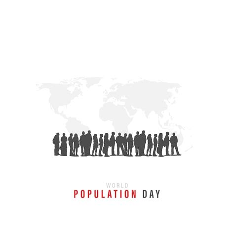 Premium Vector World Population Day Vector Illustration