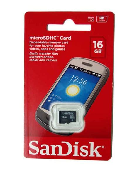 Sandisk 16gb 16g Microsdhc