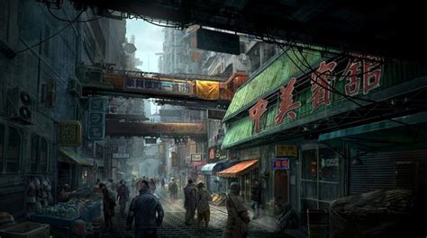 Cyberpunk Art Dump Game Concept Art Landscape Concept Environment Concept