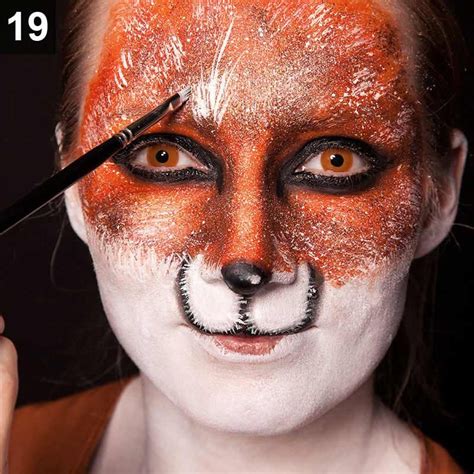 Fuchs schminken – Karneval Make-Up Tutorial | Schminken, Halloween ...