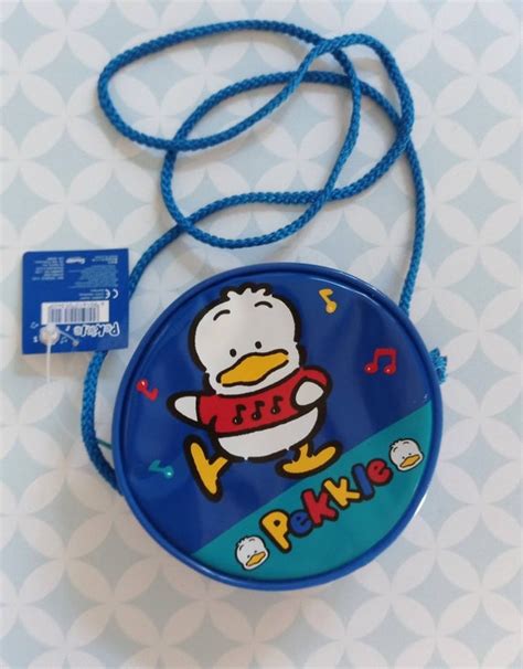 Vintage Sanrio 2000 Pekkle Plastic Vinyl Bag NEW - Gem