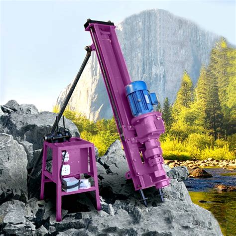 Srqd Bucket Dth Drilling Rig Rotary Borehole Geological Rock