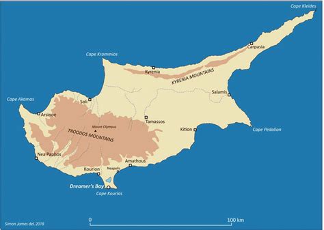 Cyprus in the Greco-Roman era, showing the major cities and key ...