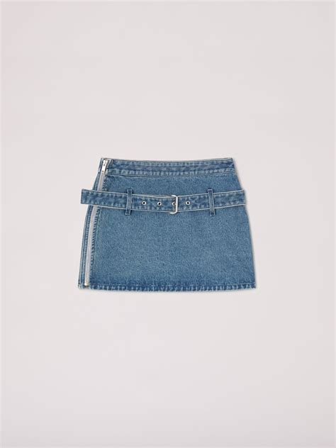 Belted Denim Mini Skirt Ambush® Official