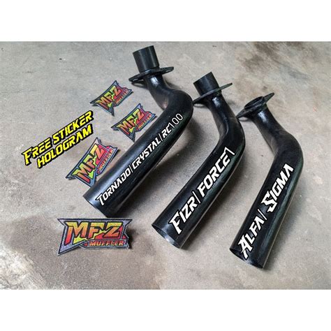 Jual Leher Knalpot Fizr Alfa Tornado Crystal Bravo Rc Sigma Shopee