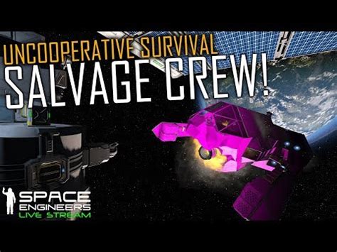 Space Engineers Salvage Crew Hover Bikes Uncooperative Survival