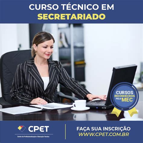Curso Tecnico De Secretariado - O curso técnico em secretariado permite que os alunos tenham contato ...