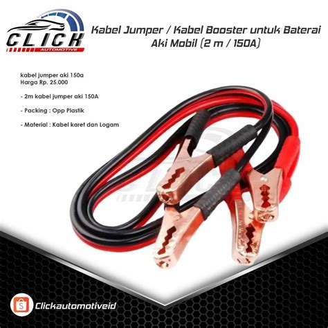 Jual Kabel Jumper Aki Mobil Motor Kabel Booster Untuk Baterai Aki