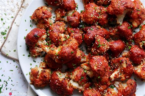 BBQ cauliflower wings - PassionSpoon