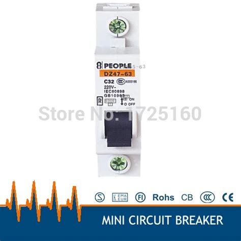 Disyuntor De Baja Tensi N V A P Mini Mcb Circuit Breaker