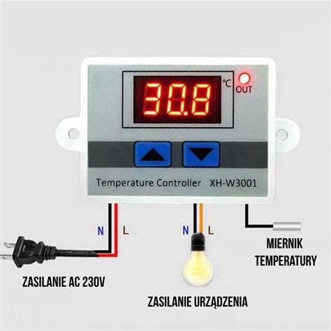 Regulator Temperatury Cyfrowy Termostat C V