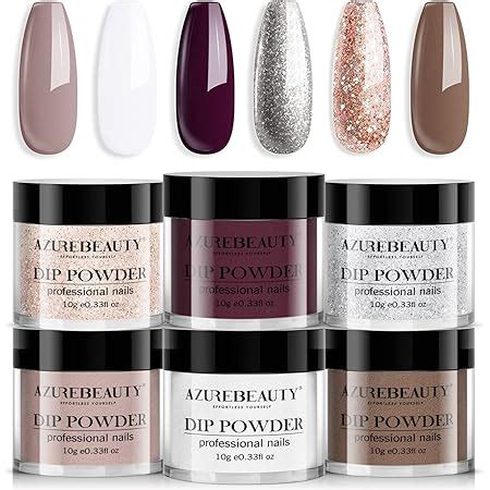 Amazon Azurebeauty Pcs Dip Powder Nail Kit Summer Translucent