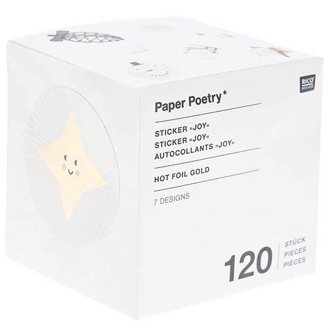 Paper Poetry Sticker Bl Tter Cm St Ck Auf Der Rolle