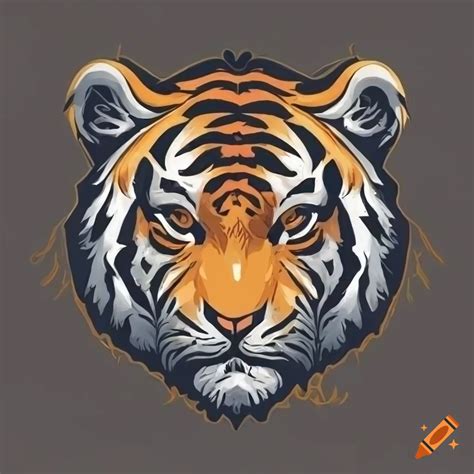 Tiger Head Logo Design On Craiyon